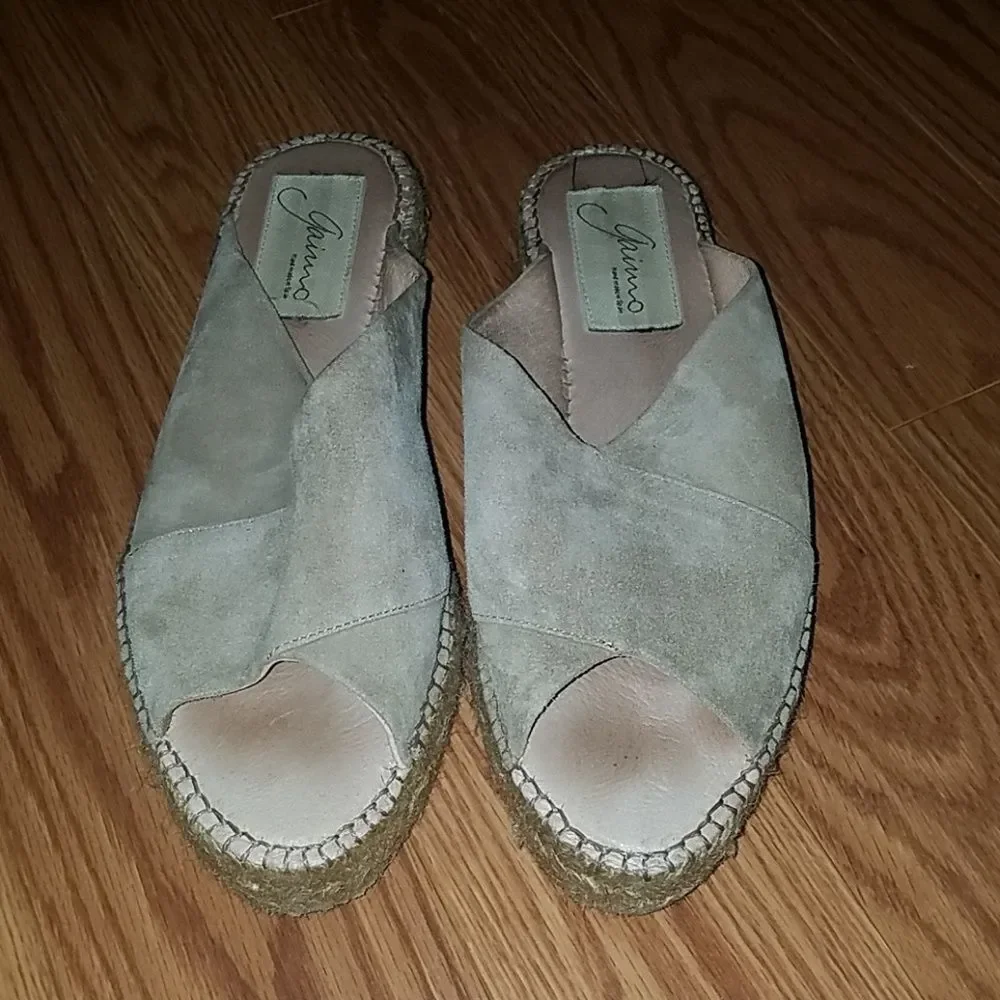 Gaimo Rolling Espadrilles mules  made in Spain Sz 9.5